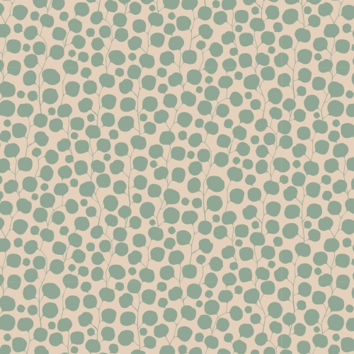 Tilda Patchwork Stoff Baumwolle - Hibernation - Eucalyptus-Sage